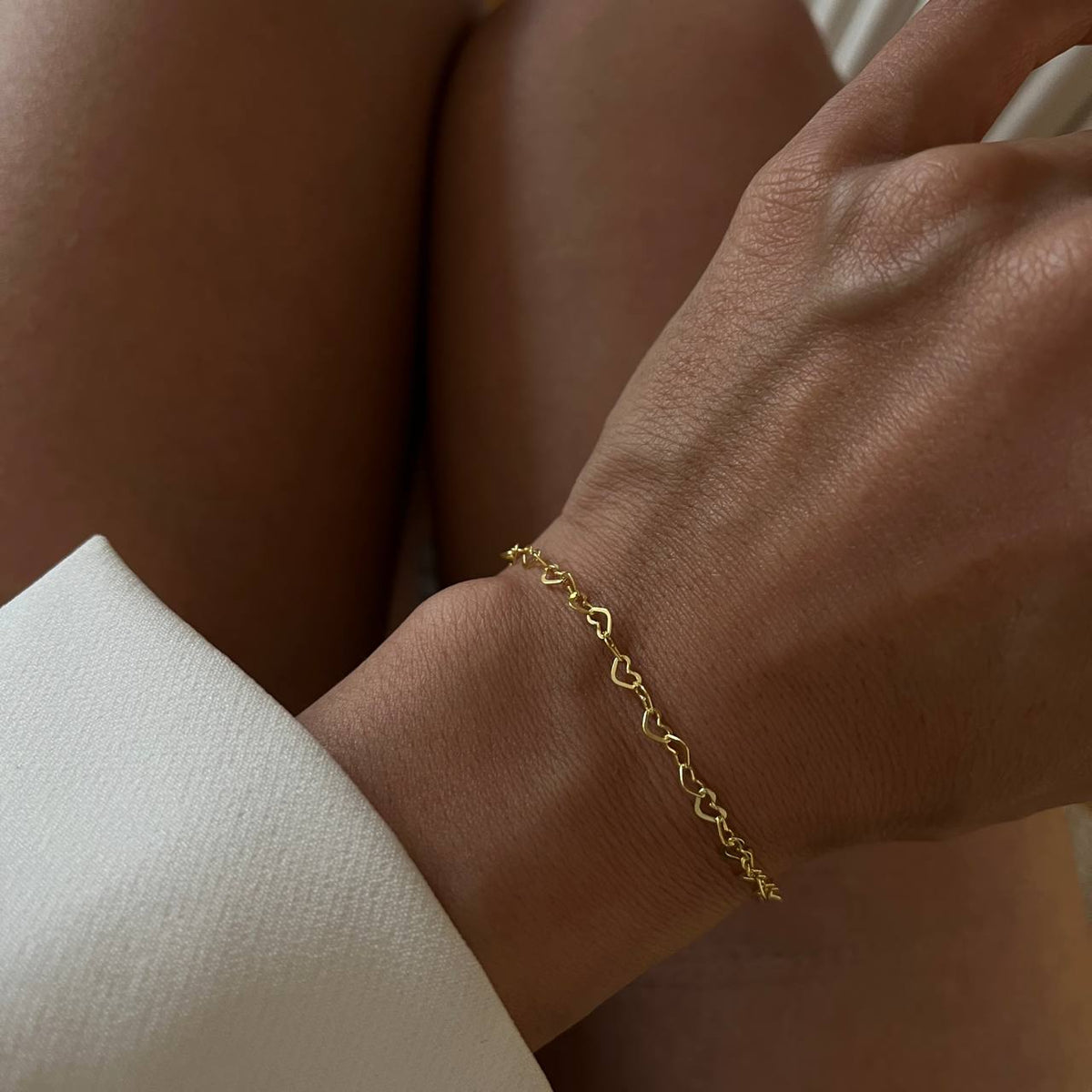 Kalpli Zincir Bileklik | 925 Ayar Gümüş – Jeweliay Jewelry – 4