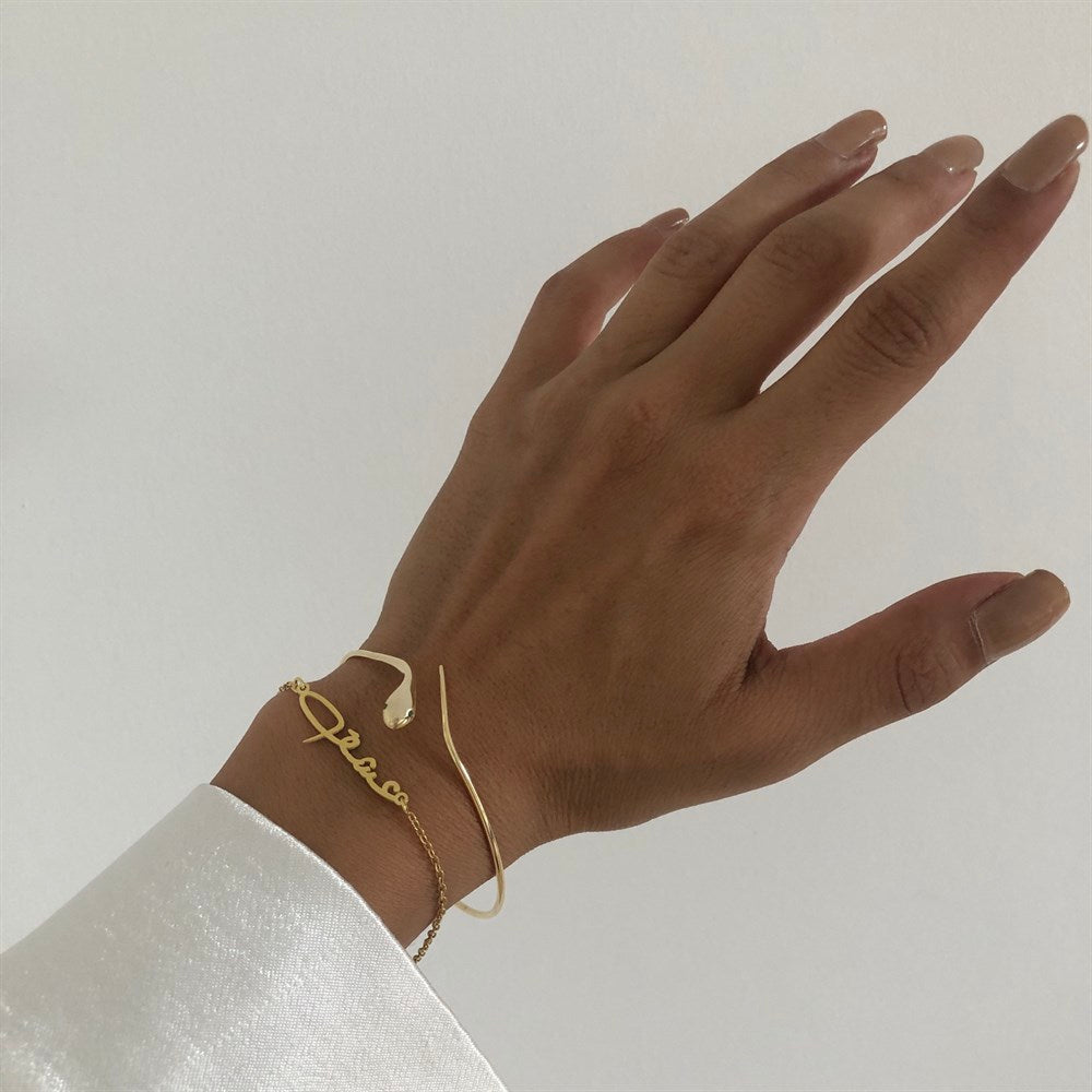 Kişiye Özel Arapça İsimli Bileklik | 925 Ayar Gümüş – Jeweliay Jewelry – 7
