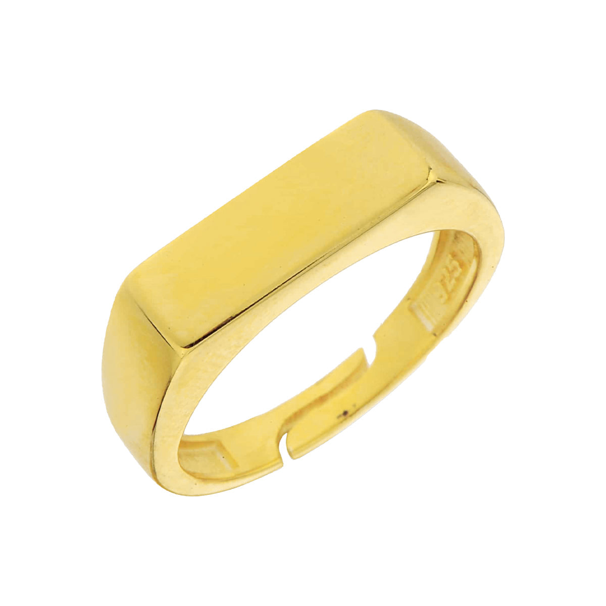 Kişiye Özel Ayarlanabilir İsim Yazılı Yüzük | 925 Ayar Gümüş – Jeweliay Jewelry – 1 – Gold beyaz fon #RENK_gold