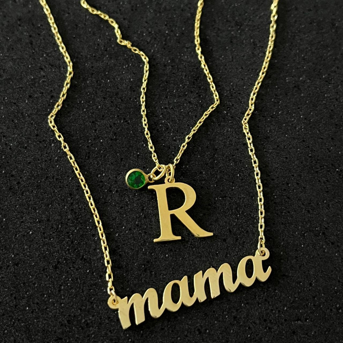 Kişiye Özel Harf Doğum Taşı Sallantılı Kolye | 925 Ayar Gümüş – Jeweliay Jewelry – 10