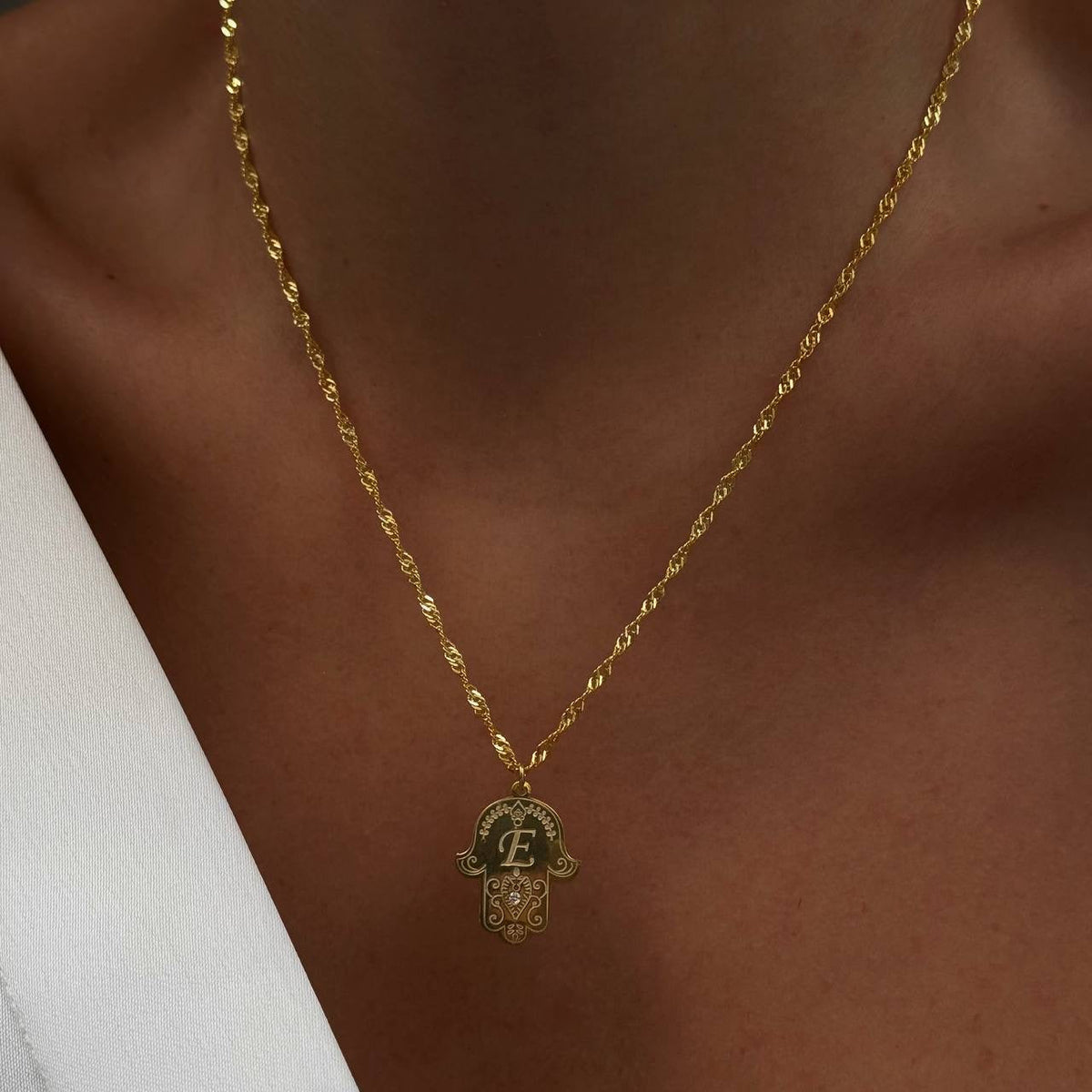 Kişiye Özel Harf Yazılı Fatma Ana Eli Singapur Zincir Kolye | 925 Ayar Gümüş – Jeweliay Jewelry – 13