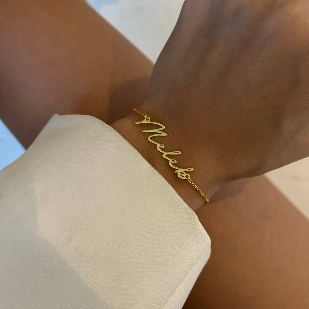 Kişiye Özel İmza İsimli Bileklik | 925 Ayar Gümüş – Jeweliay Jewelry – 7