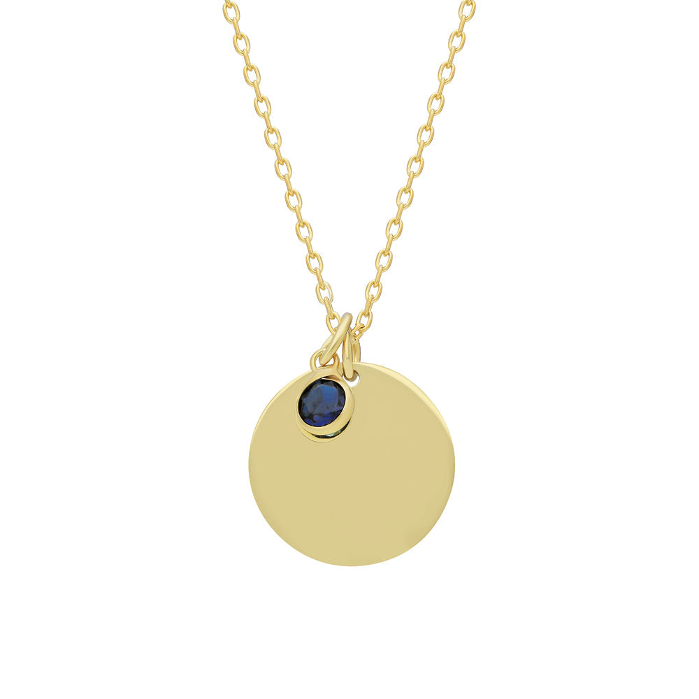 Kişiye Özel İsim Yazılı Doğum Taşı Plaka Kolye | 925 Ayar Gümüş – Jeweliay Jewelry – 4 – Gold beyaz fon #RENK_gold