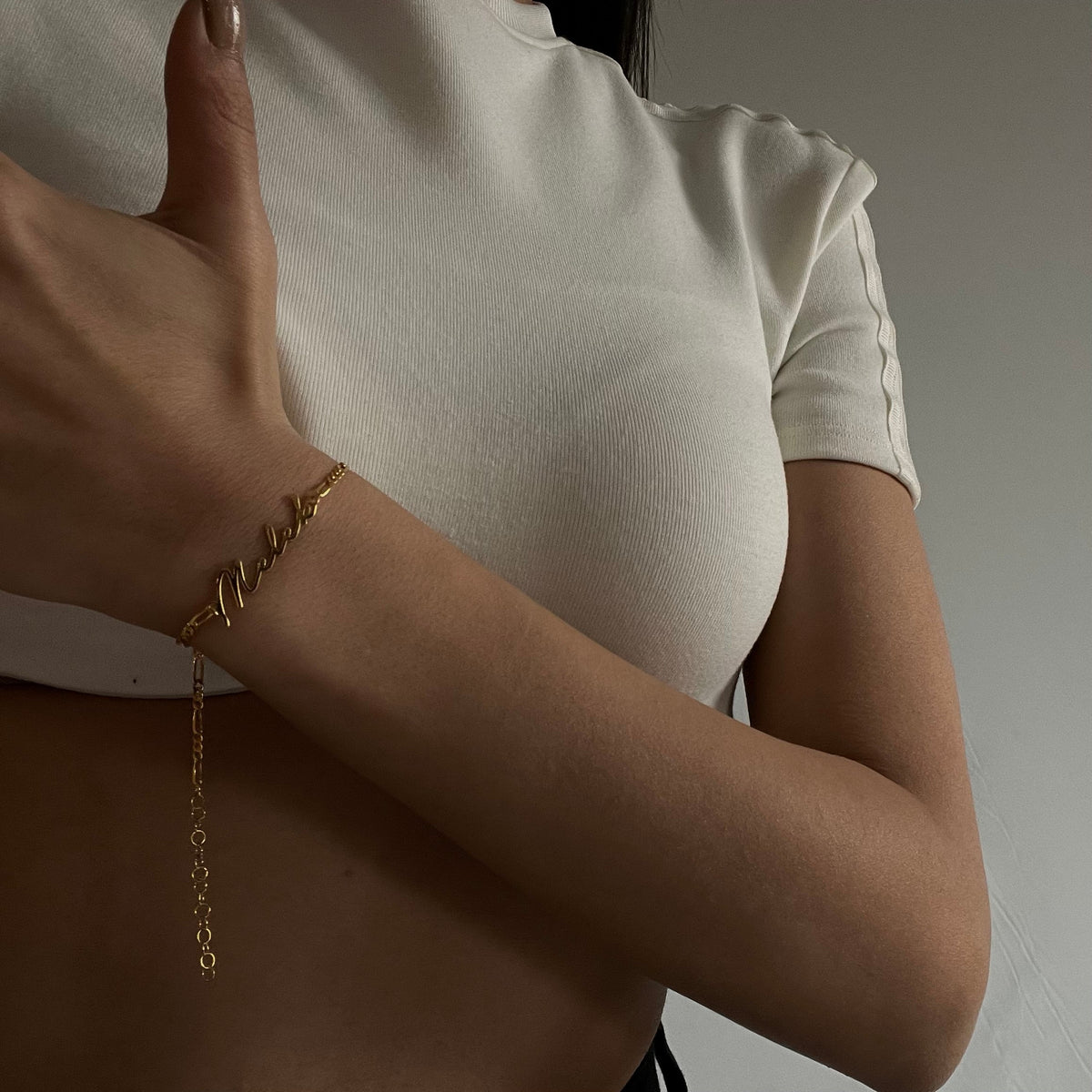 Kişiye Özel İsim Yazılı İmza Figaro Zincir Bileklik | 925 Ayar Gümüş – Jeweliay Jewelry – 5