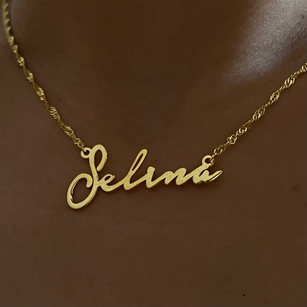 Kişiye Özel İsim Yazılı Notera Font Singapur Zincir Kolye | 925 Ayar Gümüş – Jeweliay Jewelry – 4