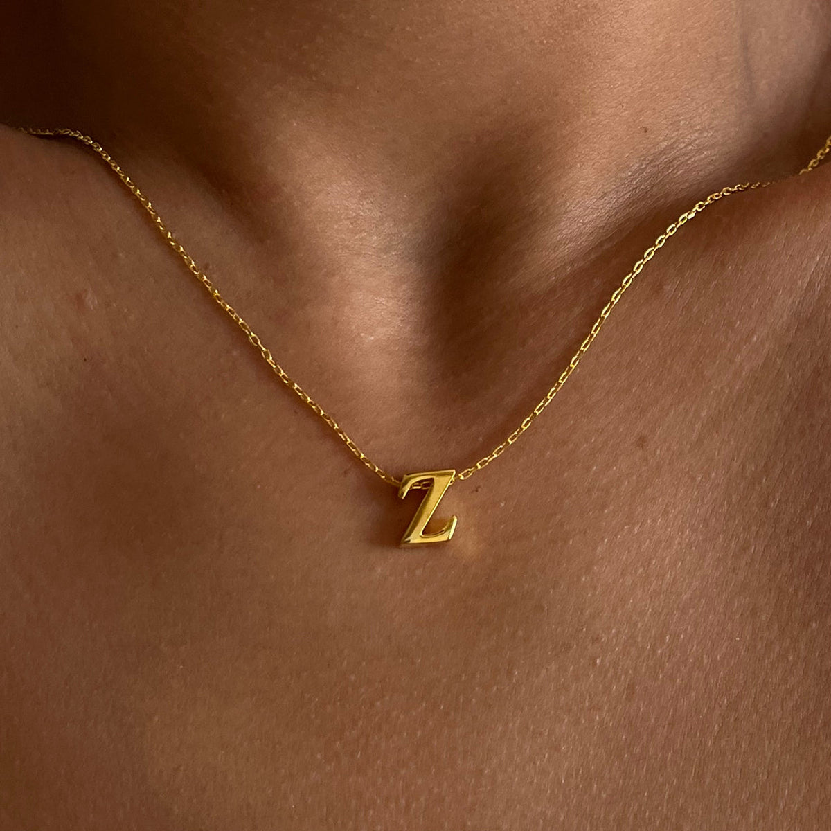 Kişiye Özel Minimal Harf Tasarım Kolye | 925 Ayar Gümüş – Jeweliay Jewelry – 10