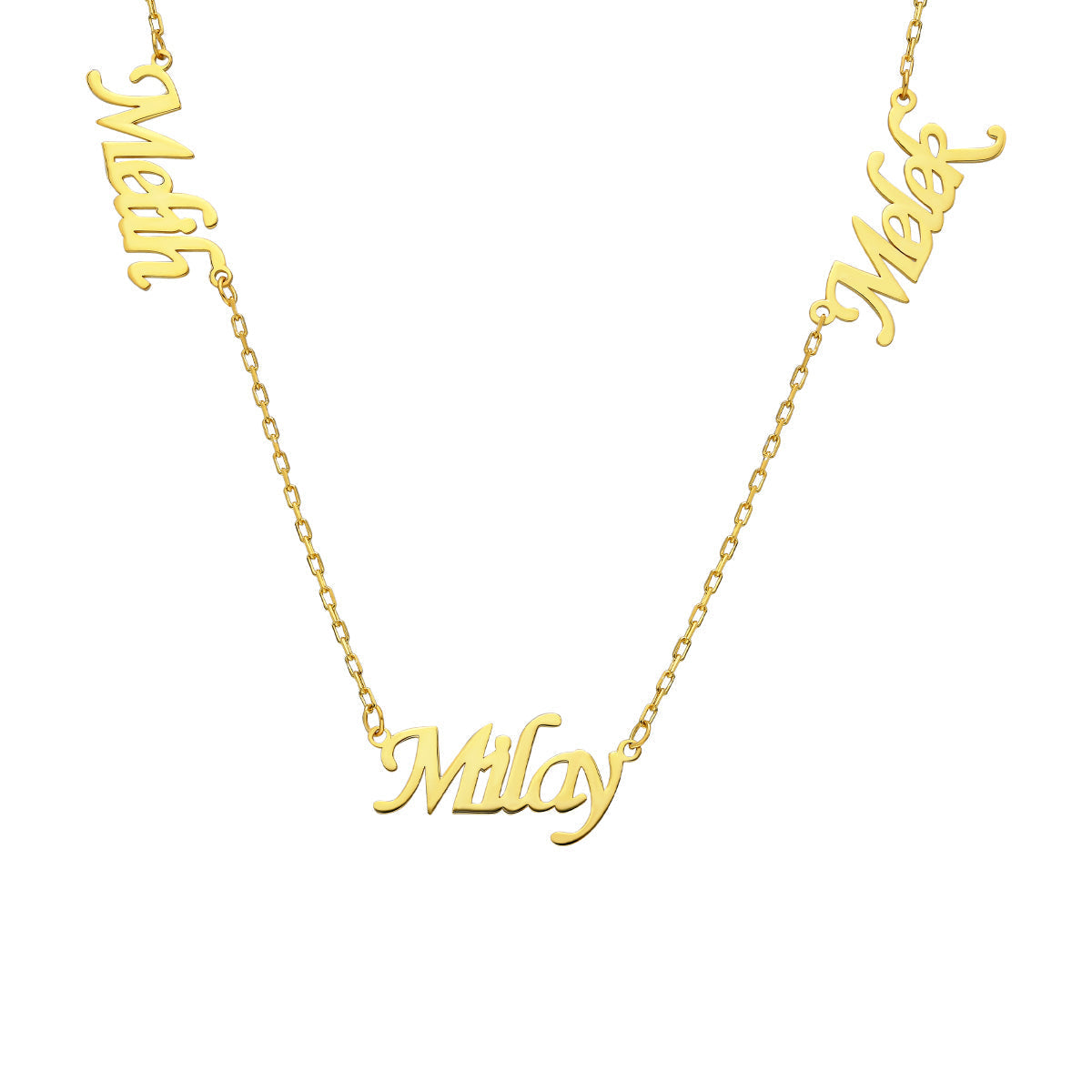 Kişiye Özel Üç İsim Yazılı Aile Kolye | 925 Ayar Gümüş – Jeweliay Jewelry – 1 – Gold beyaz fon #RENK_gold