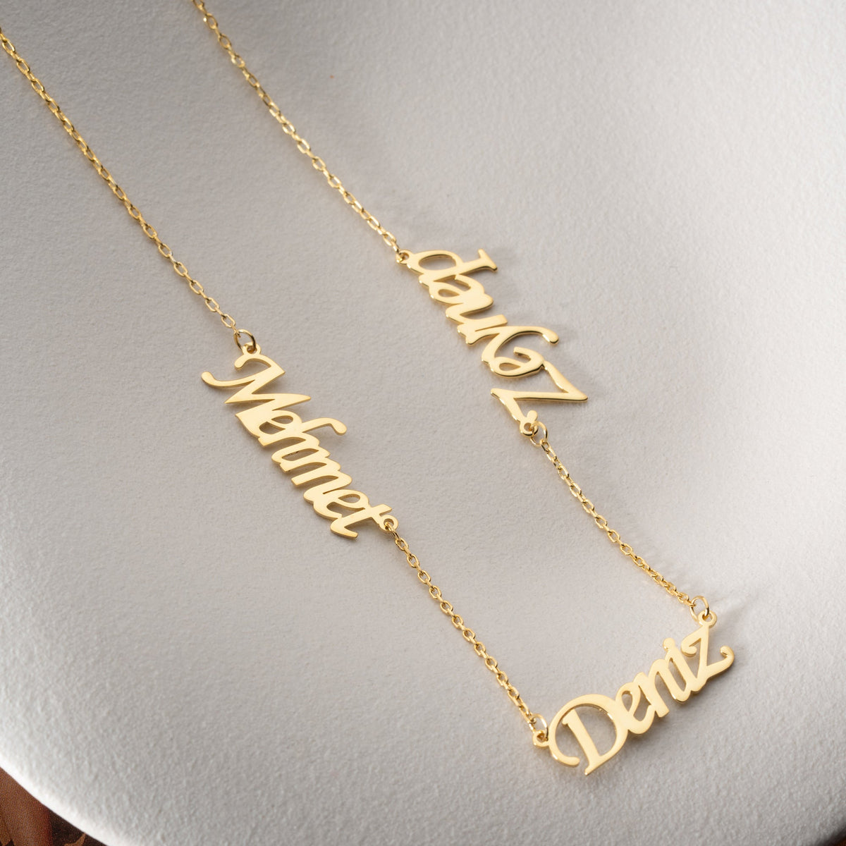 Kişiye Özel Üç İsim Yazılı Aile Kolye | 925 Ayar Gümüş – Jeweliay Jewelry – 7