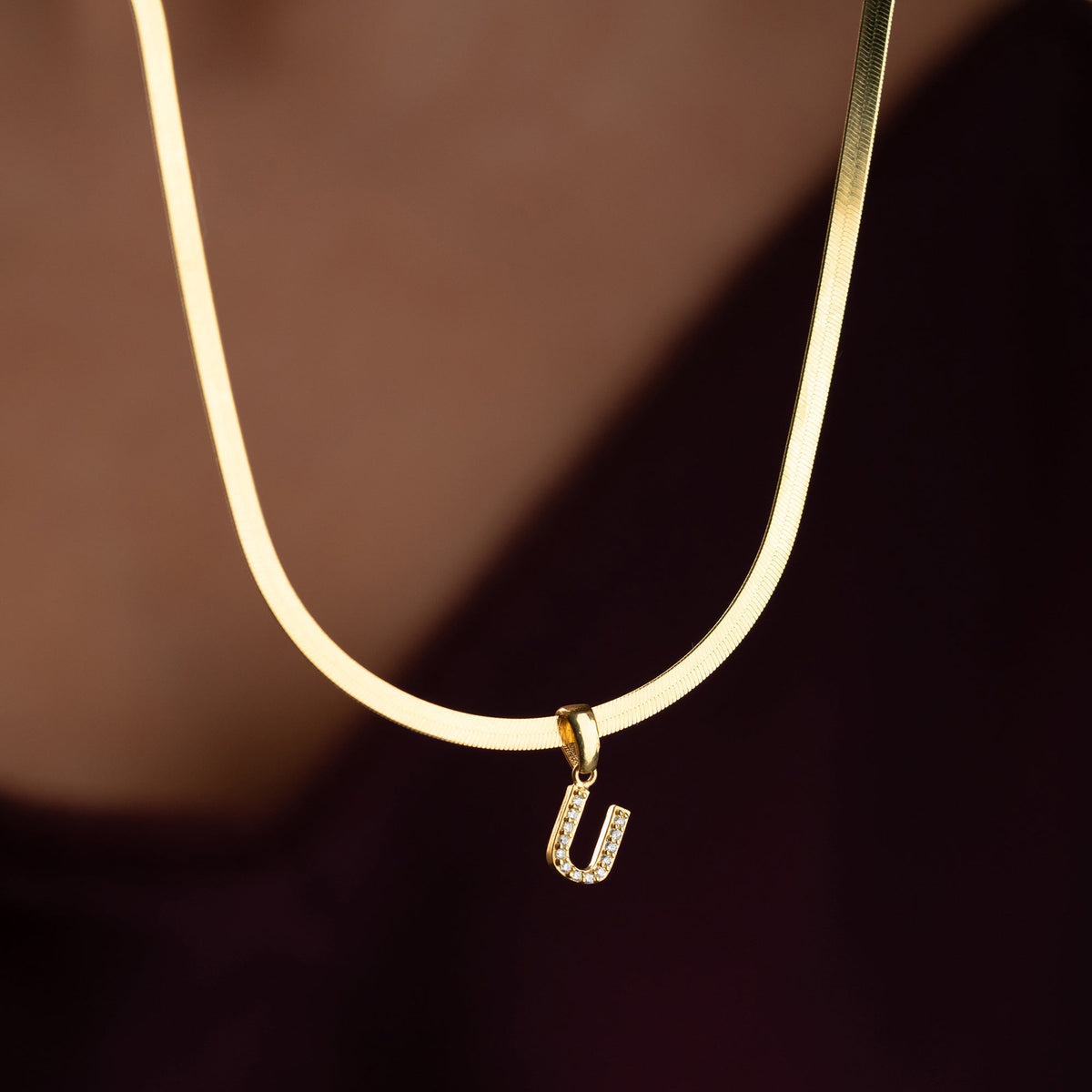 Kişiye Özel Zirkon Taşlı Harf Sallantılı İtalyan Zincir Kolye | 925 Ayar Gümüş – Jeweliay Jewelry – 9