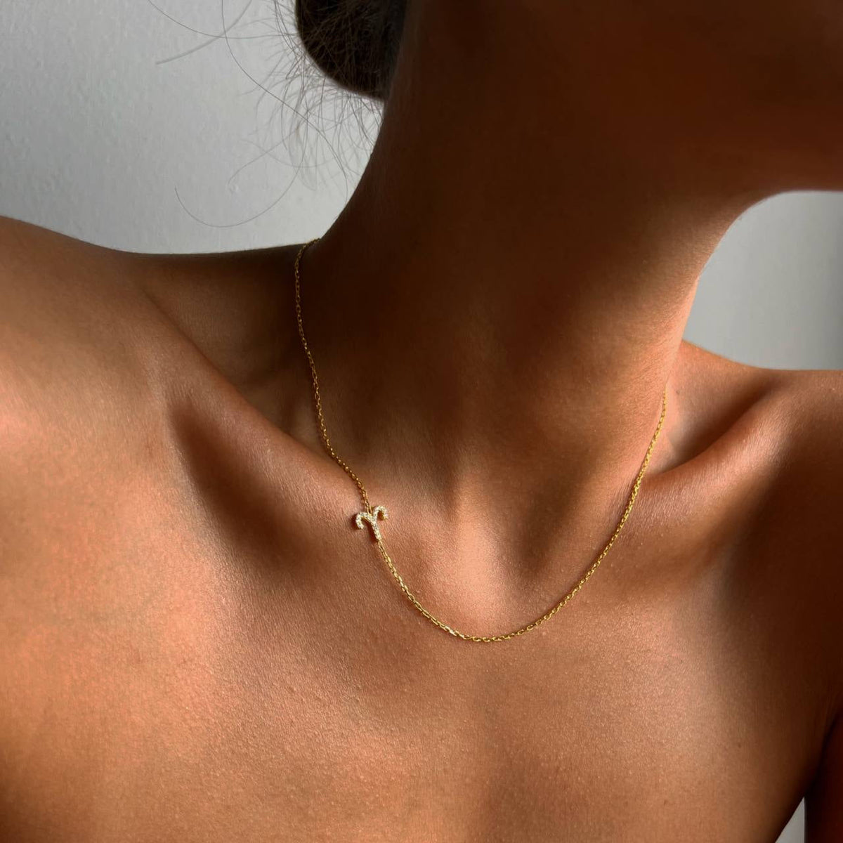 Kişiye Özel Zirkon Taşlı Köprücük Burç Kolye | 925 Ayar Gümüş – Jeweliay Jewelry – 11