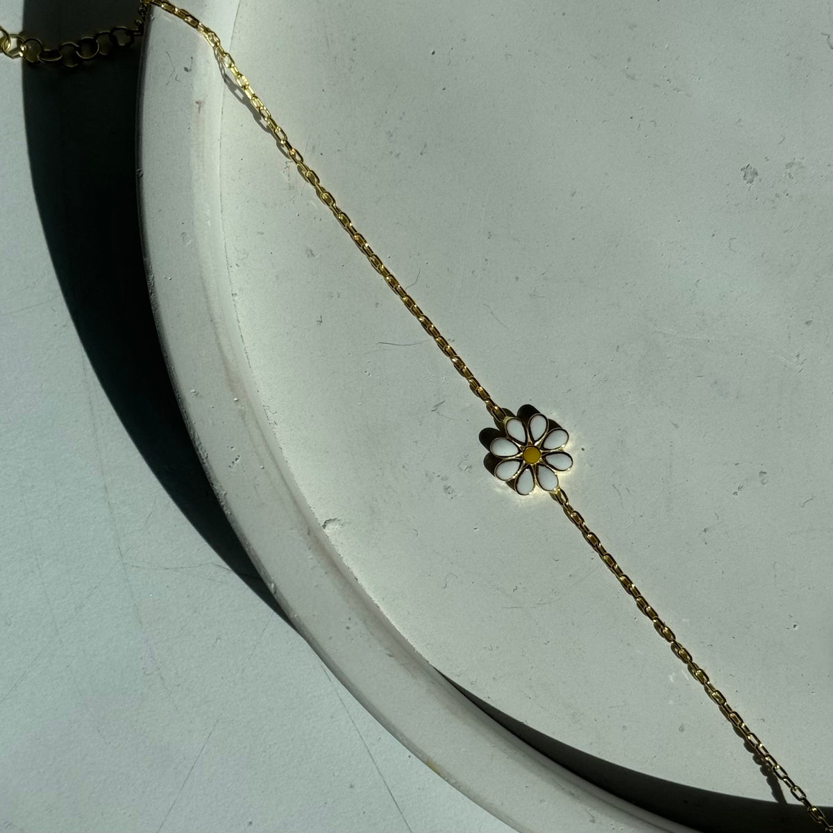 Mini Mineli Papatya Bileklik | 925 Ayar Gümüş – Jeweliay Jewelry – 6