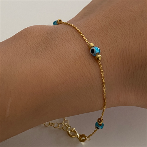 Toplu Göz Nazar Bileklik | 925 Ayar Gümüş – Jeweliay Jewelry – 4