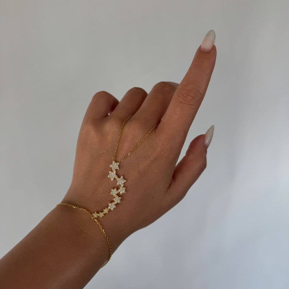 Zirkon Taşlı Çoklu Yıldız Şahmeran | 925 Ayar Gümüş – Jeweliay Jewelry – 6