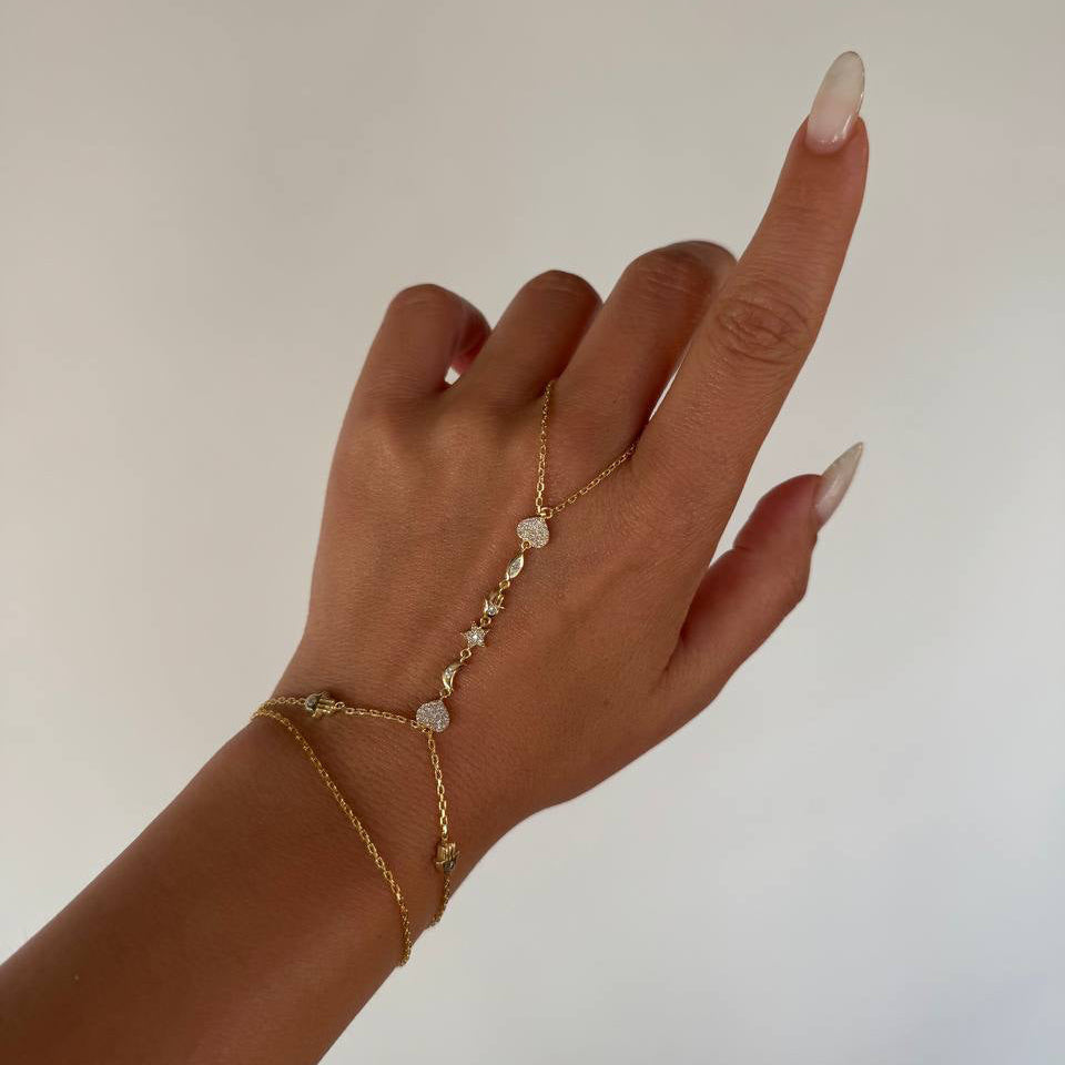 Zirkon Taşlı Kalp Şans Charmlı Şahmeran | 925 Ayar Gümüş – Jeweliay Jewelry – 6
