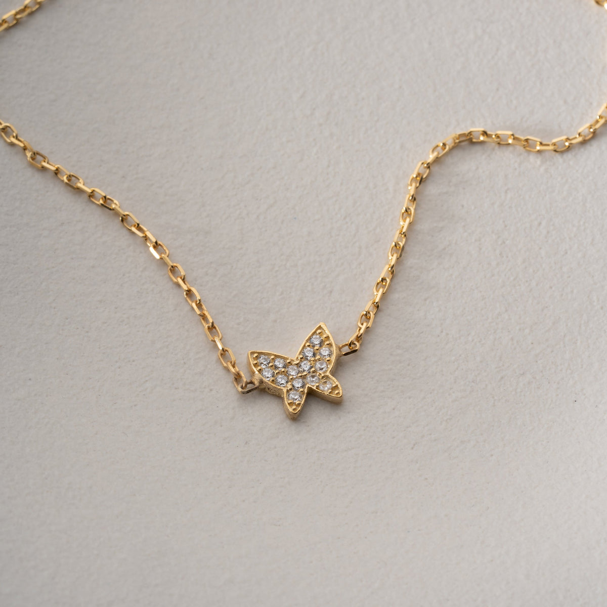Zirkon Taşlı Minimal Kelebek Bileklik | 925 Ayar Gümüş – Jeweliay Jewelry – 10