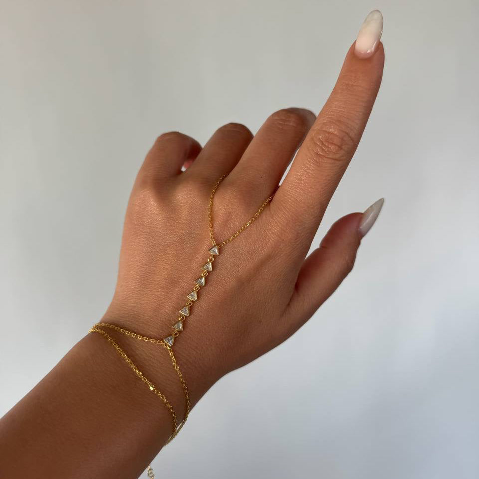 Zirkon Taşlı Üçgen Tasarım Şahmeran | 925 Ayar Gümüş – Jeweliay Jewelry – 6
