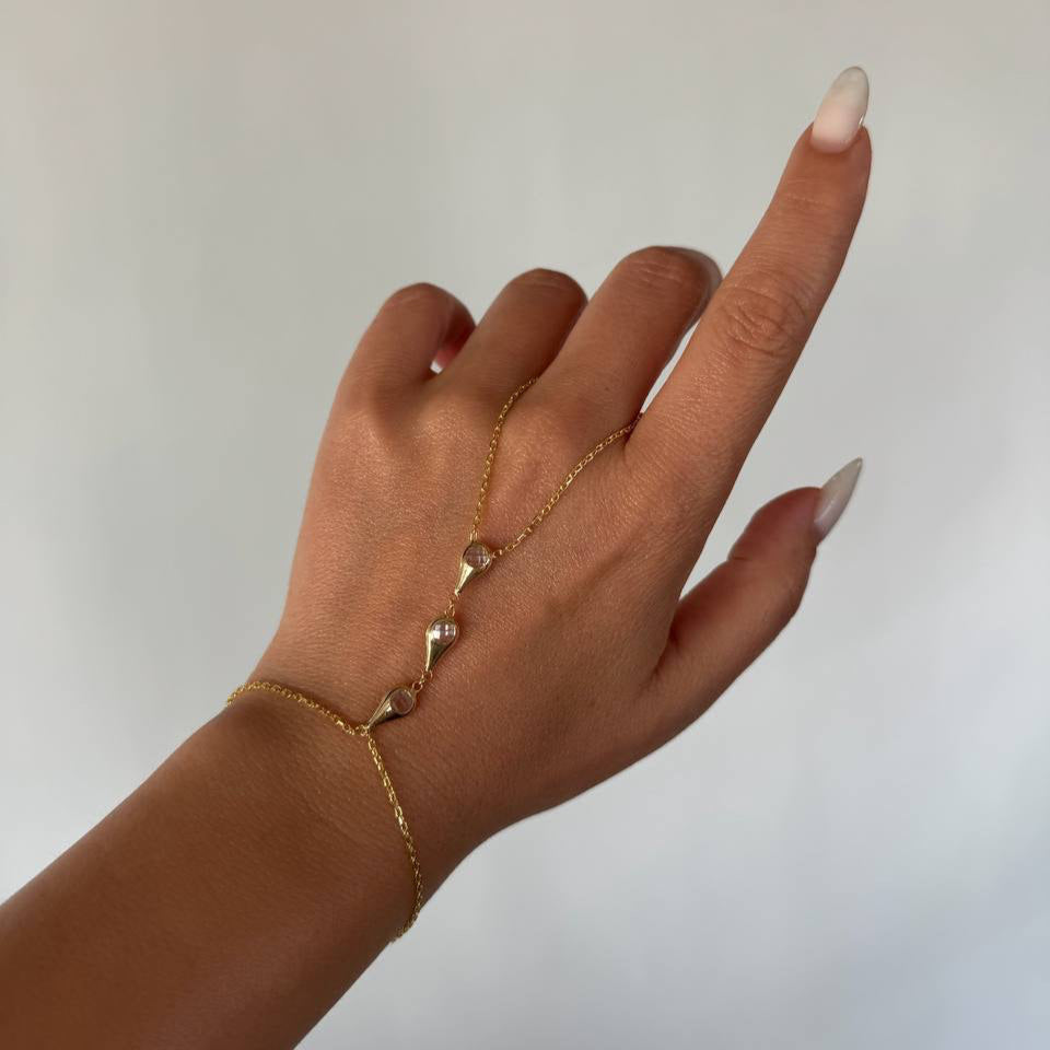 Zirkon Taşlı Üçlü Damla Şahmeran | 925 Ayar Gümüş – Jeweliay Jewelry – 6
