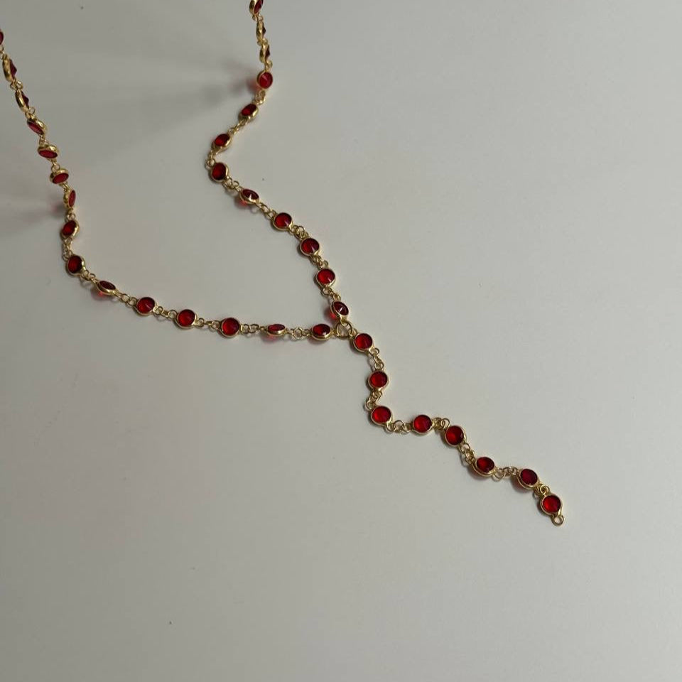 TAŞLI Y ZİNCİR | 925 GÜMÜŞ