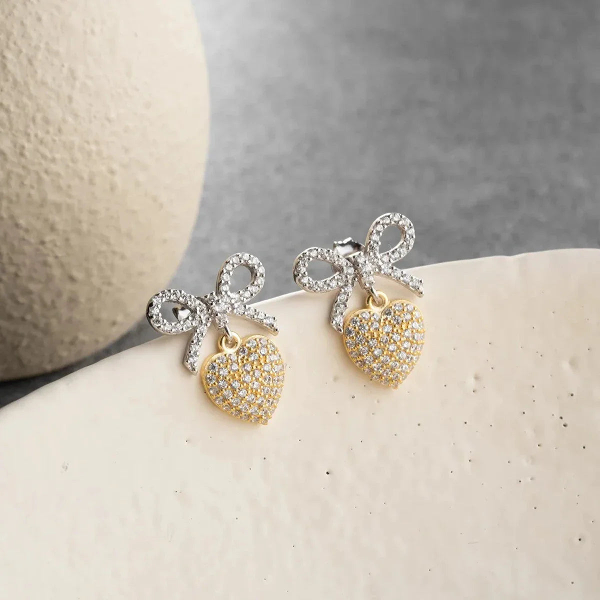 FİYONK KALP KÜPE | 925 GÜMÜŞ