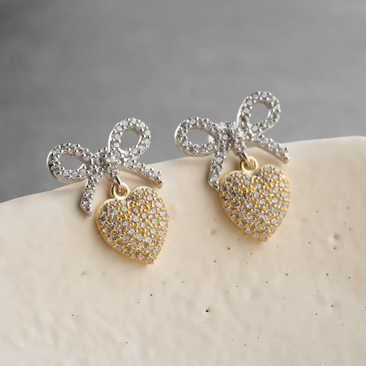 FİYONK KALP KÜPE | 925 GÜMÜŞ