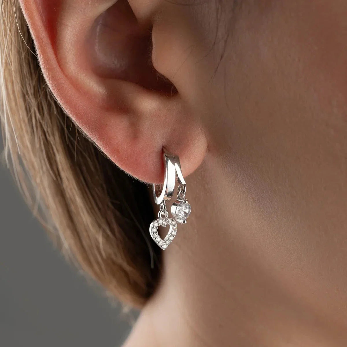 MİNİ ZİRKON TAŞ KÜPE | 925 GÜMÜŞ