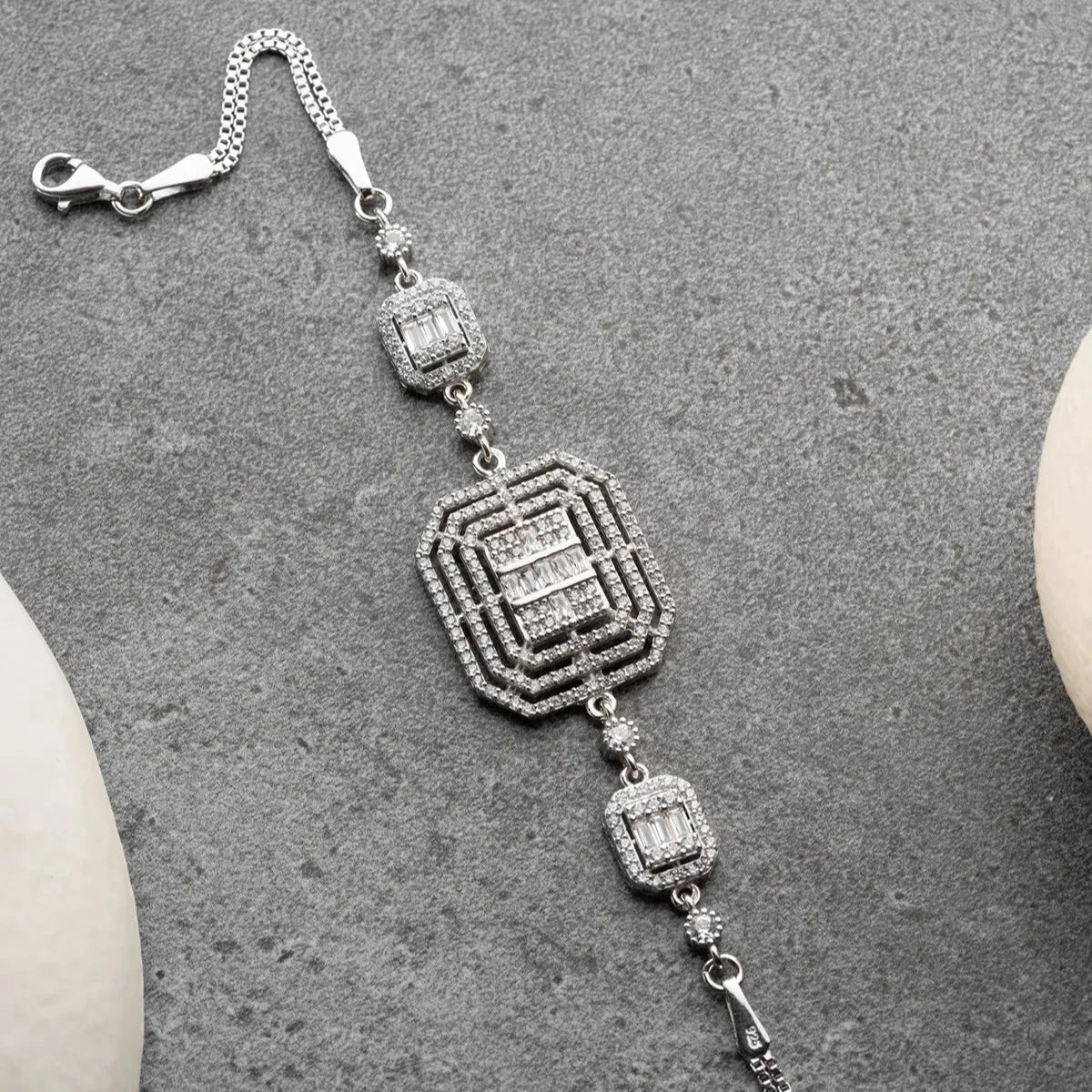 HACİMLİ BAGET BİLEKLİK | 925 GÜMÜŞ