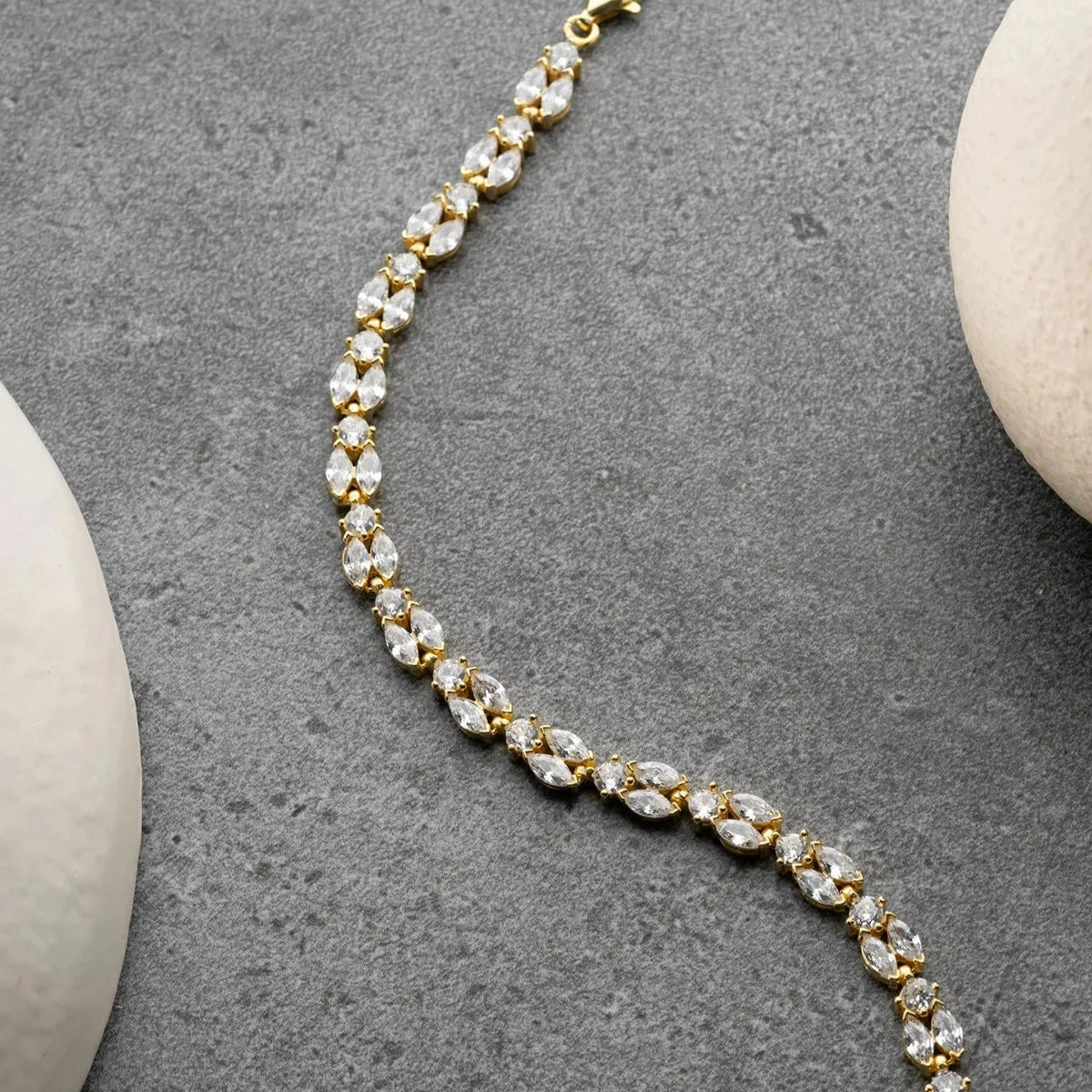 MEKİK TAŞLI BİLEKLİK | 925 GÜMÜŞ