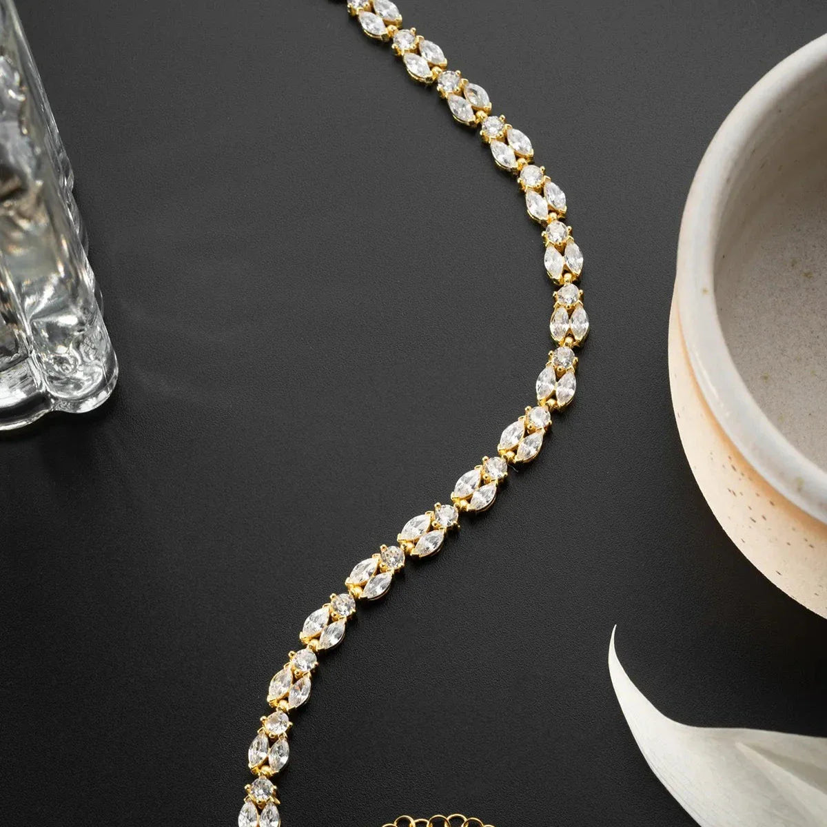 MEKİK TAŞLI BİLEKLİK | 925 GÜMÜŞ