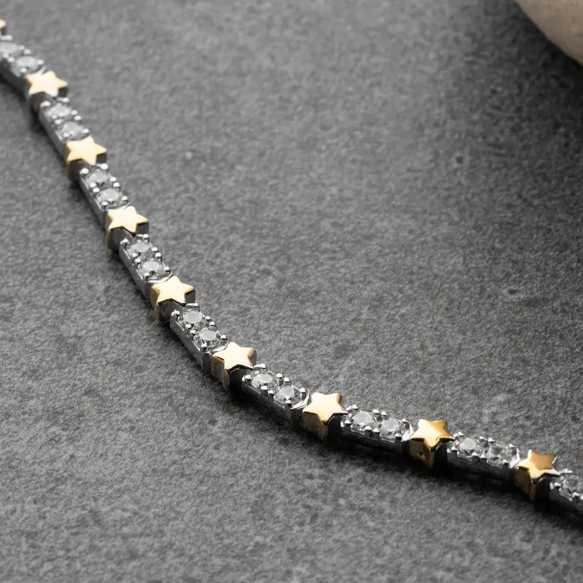 MİNİ YILDIZLI SU YOLU BİLEKLİK | 925 GÜMÜŞ