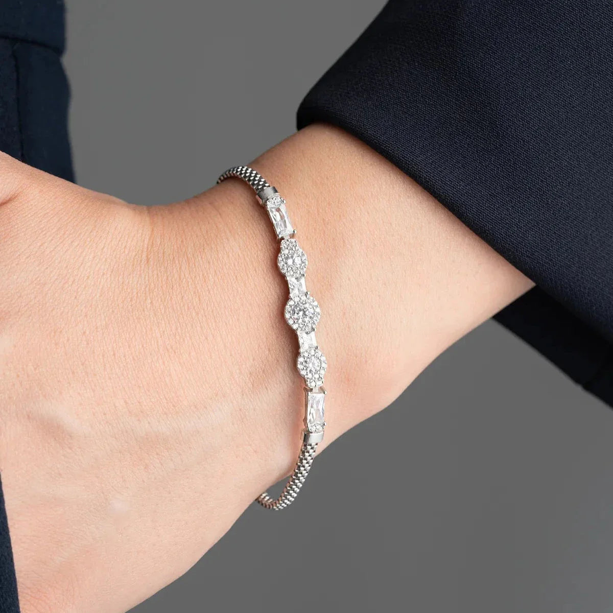 DIAMOND BLOOM BİLEKLİK | 925 GÜMÜŞ