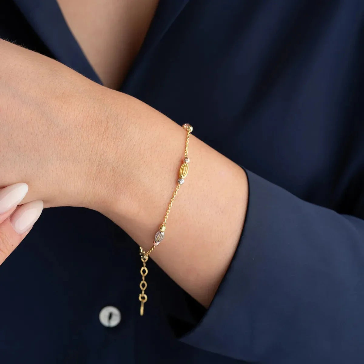 KAFESLİ DORICA BİLEKLİK | 925 GÜMÜŞ