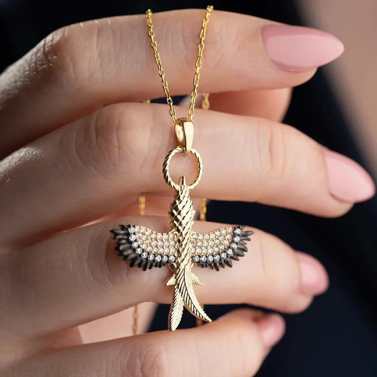 ANKA KUŞU KOLYE | 925 GÜMÜŞ
