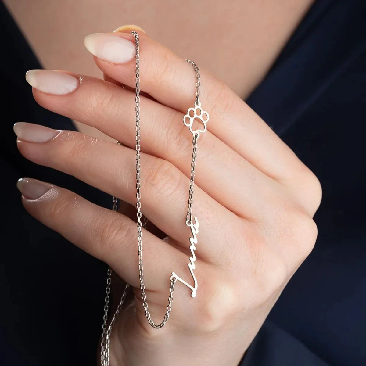 PATİLİ İSİM KOLYE | 925 GÜMÜŞ