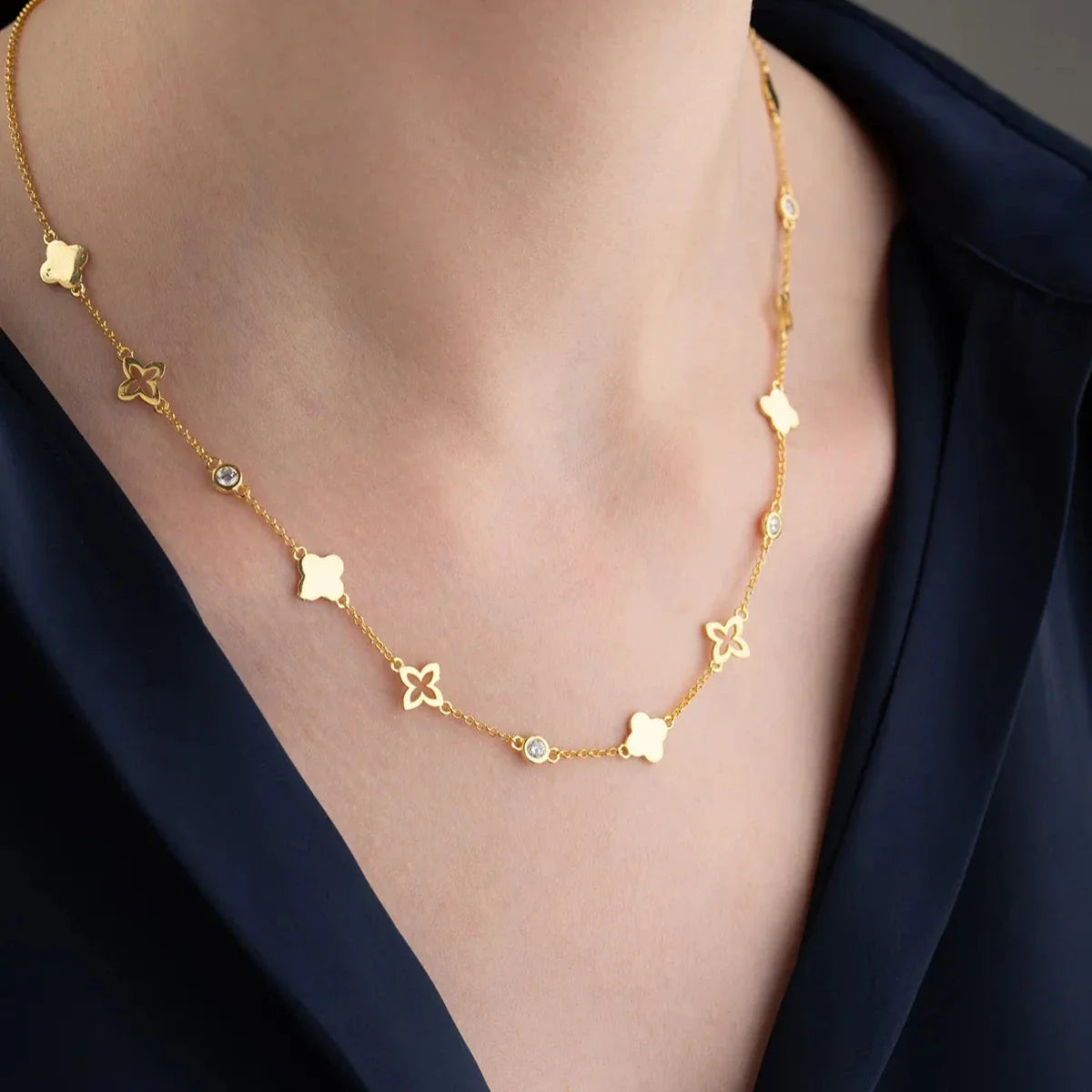 YONCA ŞANS KOLYE | 925 GÜMÜŞ