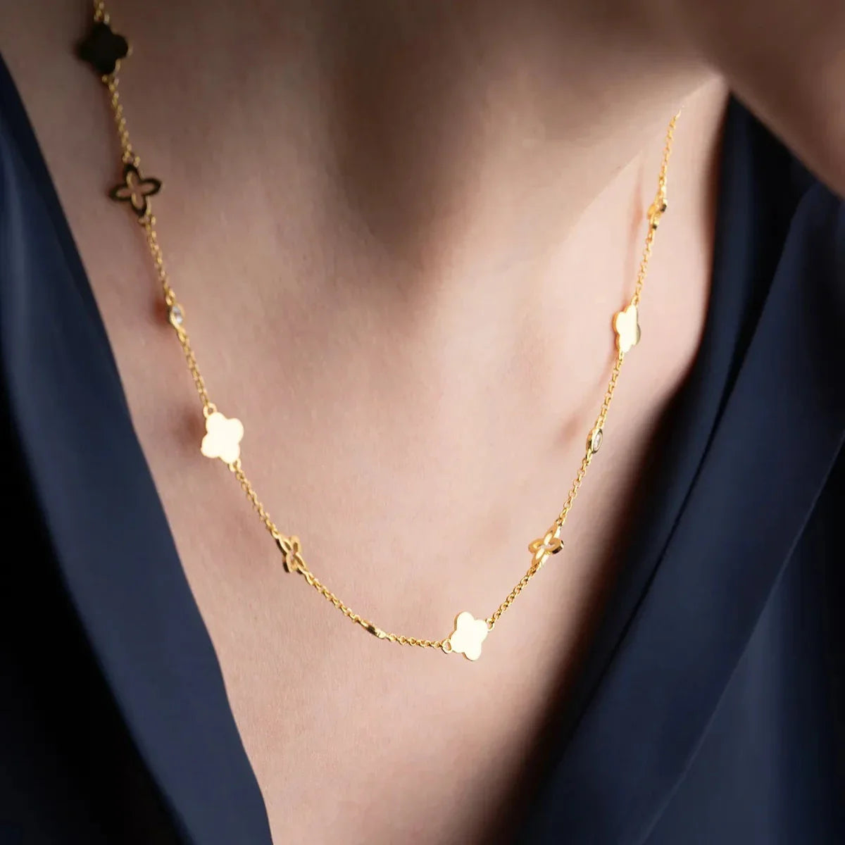 YONCA ŞANS KOLYE | 925 GÜMÜŞ