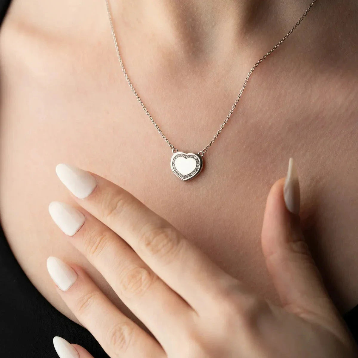 YANSITMALI LOVE KOLYE | 925 GÜMÜŞ