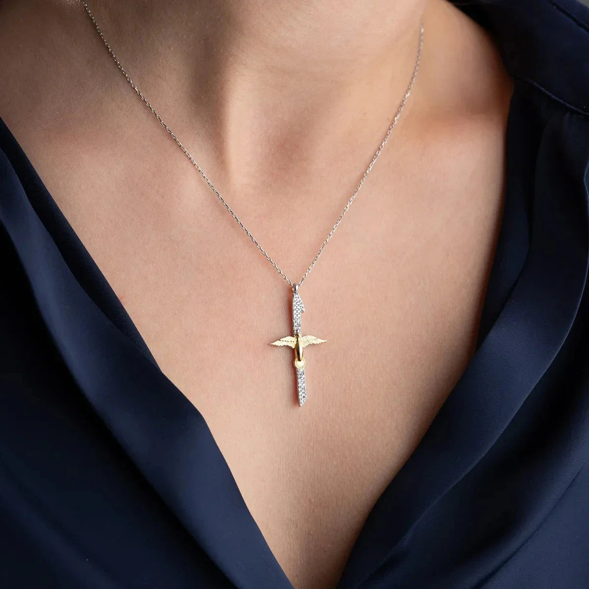 ELİF ANKA MODEL 2 KOLYE | 925 GÜMÜŞ