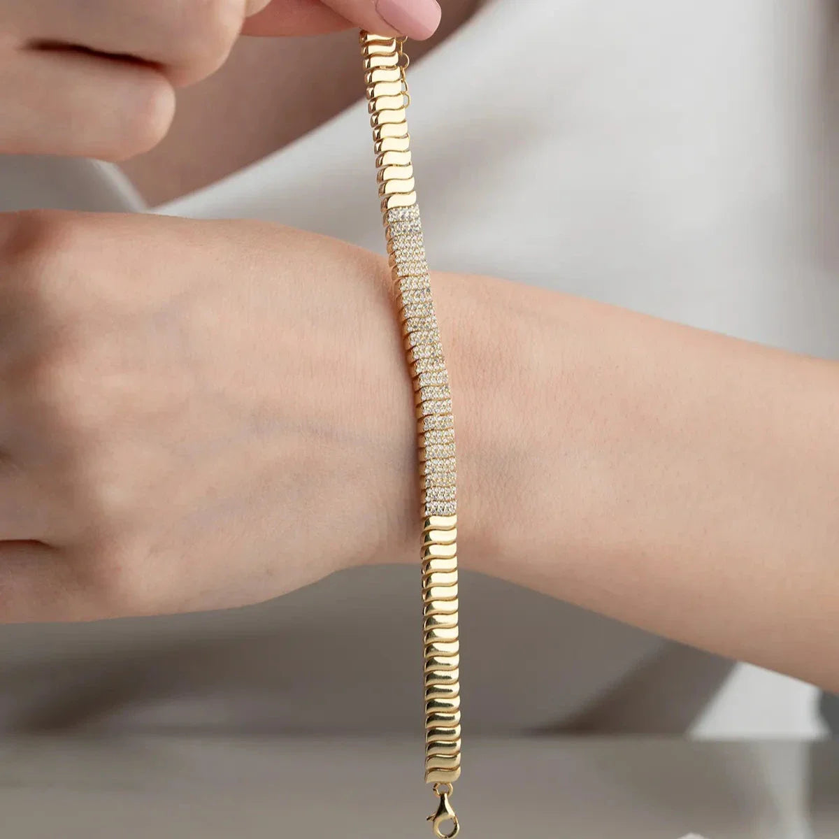 VELINA BİLEKLİK | 925 GÜMÜŞ