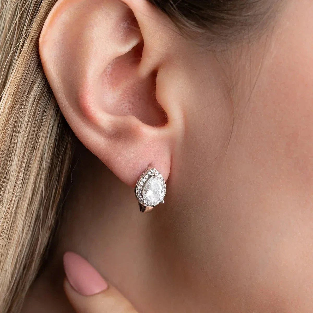 DAMLA TAŞLI KÜPE | 925 GÜMÜŞ