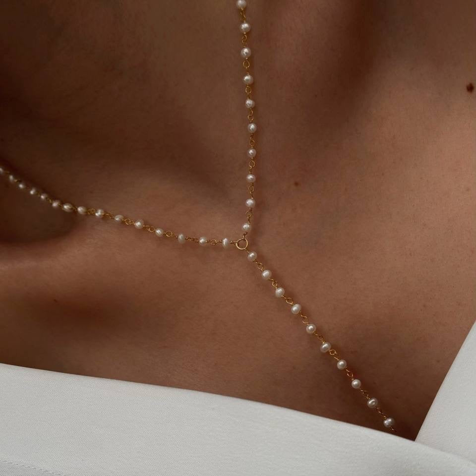 İNCİ Y ZİNCİR | 925 GÜMÜŞ