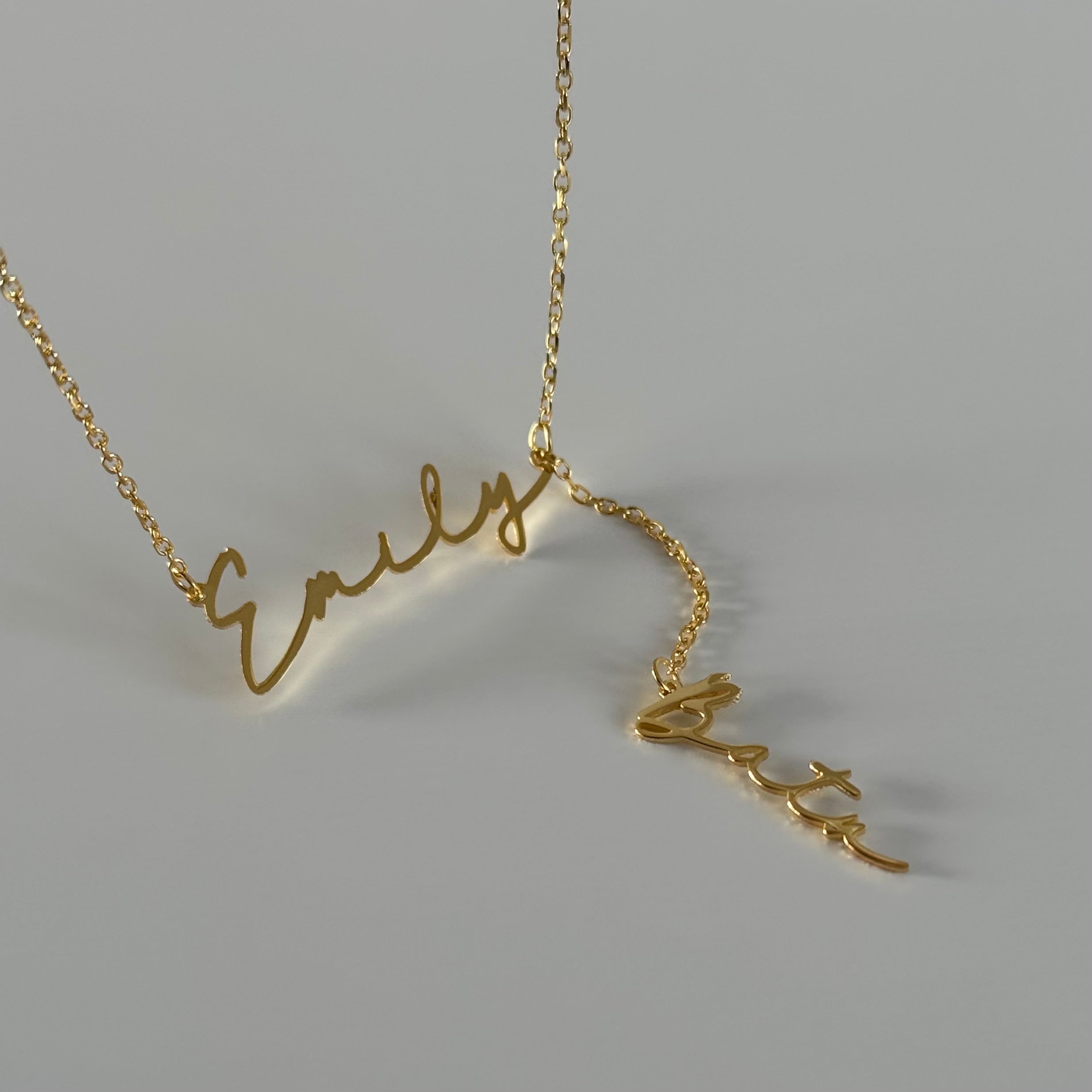 İSİM SALLANTILI İSİM KOLYE | 925 GÜMÜŞ