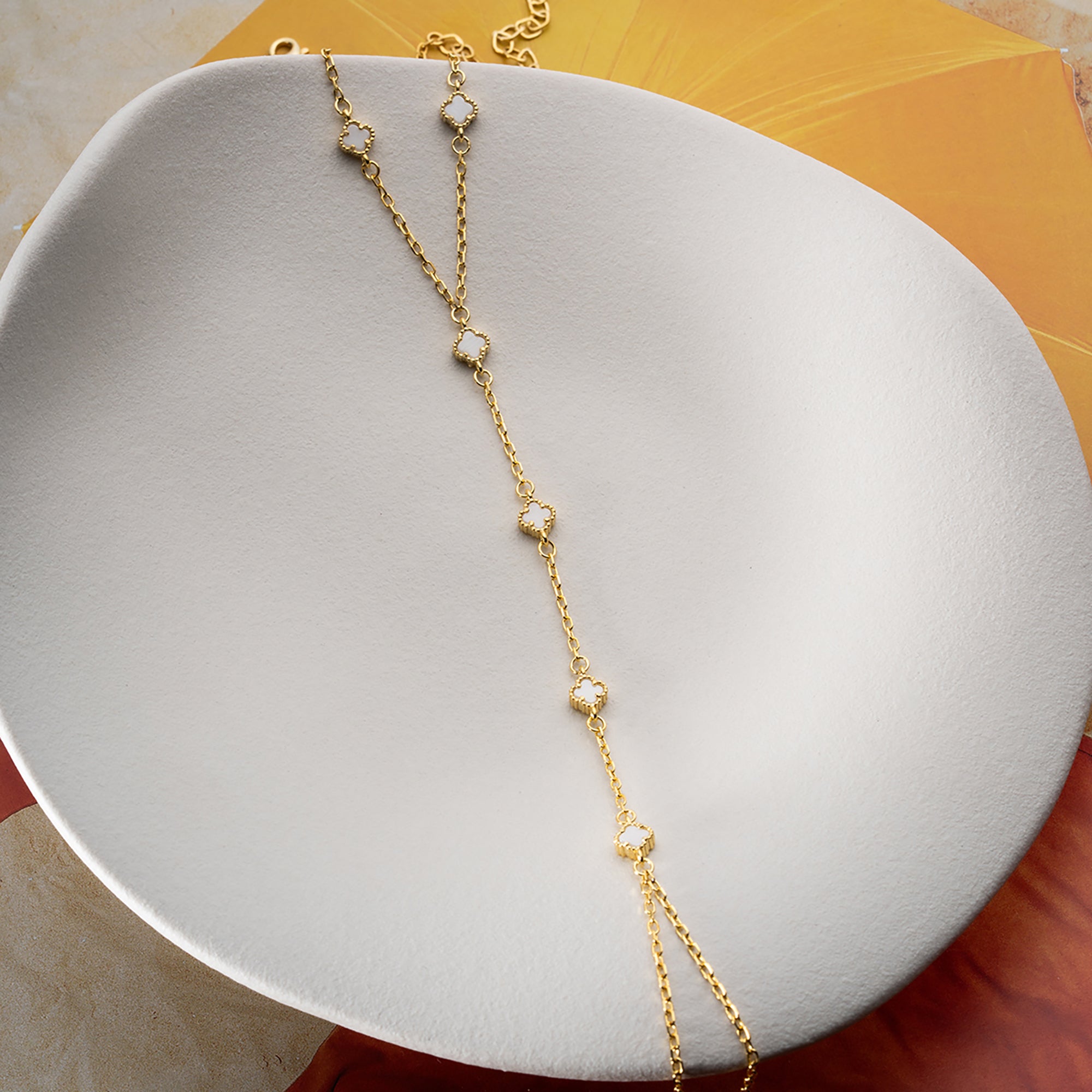 BEYAZ MİNİ YONCA ŞAHMERAN | 925 GÜMÜŞ