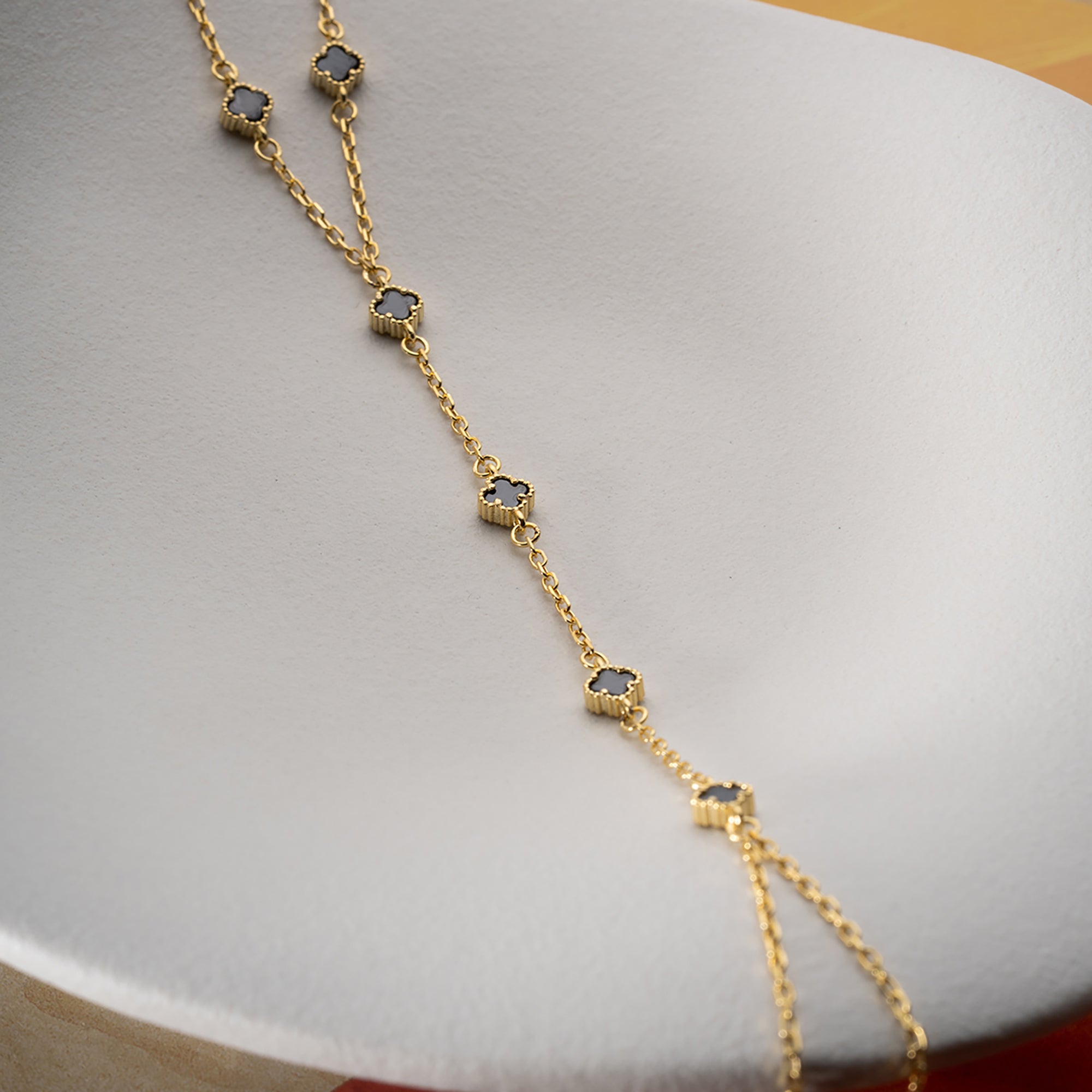 SİYAH MİNİ YONCA ŞAHMERAN | 925 GÜMÜŞ