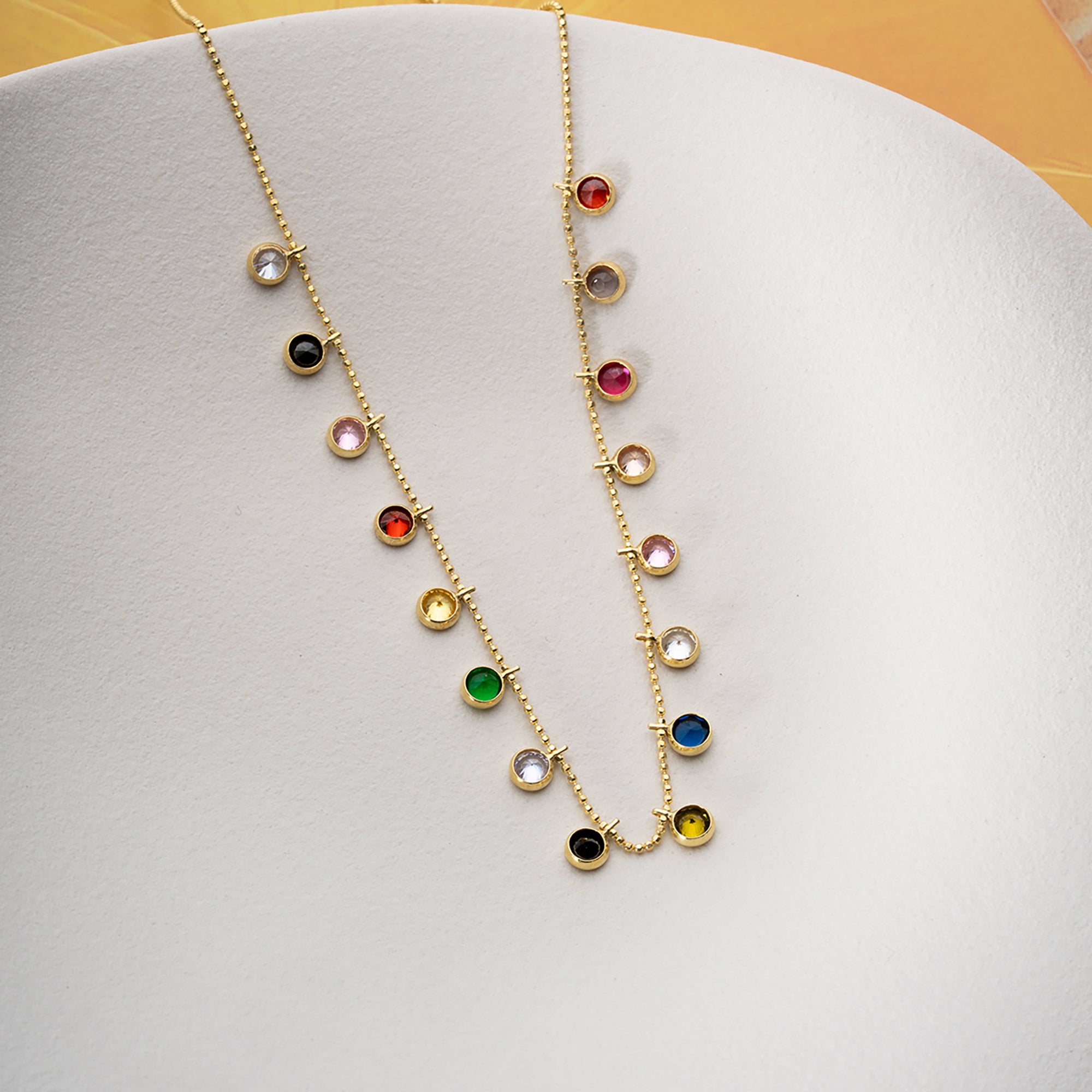 RENKLİ SİRİUS KOLYE  | 925 GÜMÜŞ