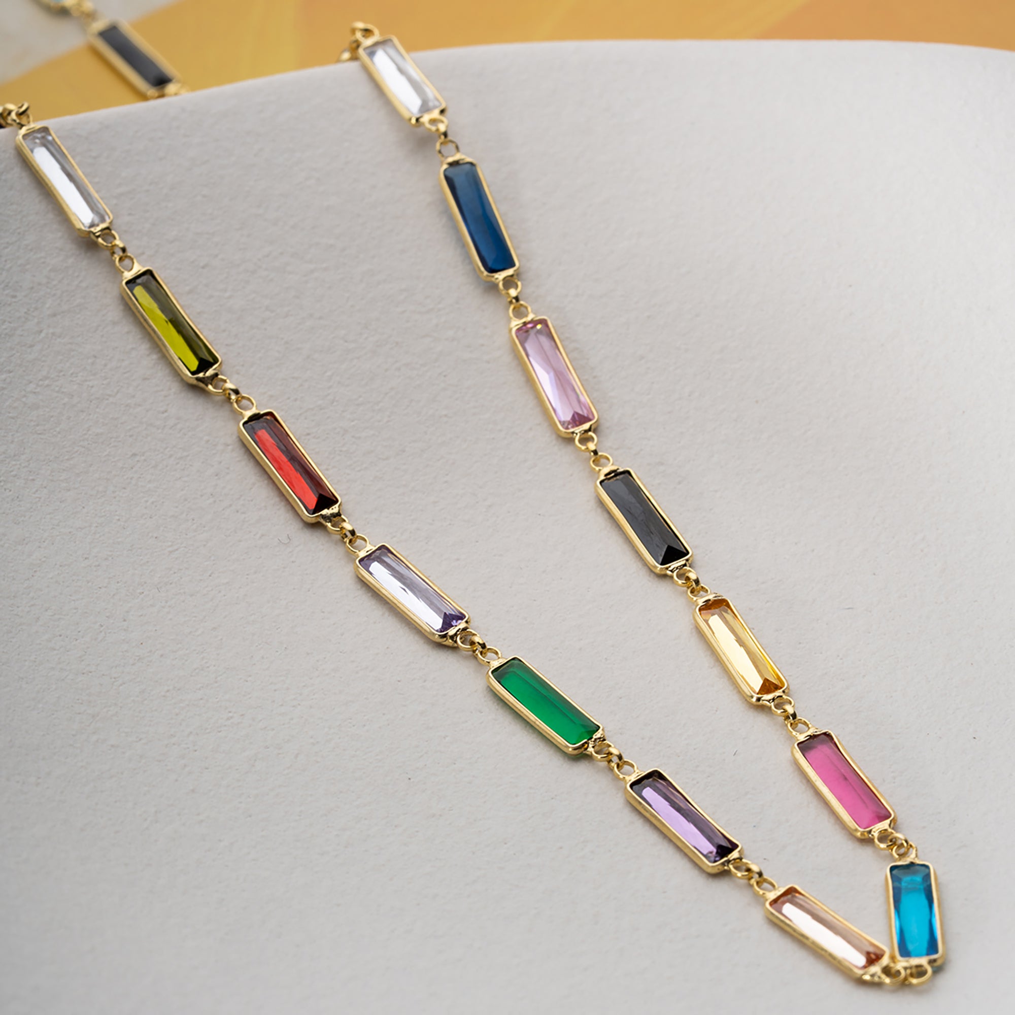 MİX BAGET KOLYE  | 925 GÜMÜŞ