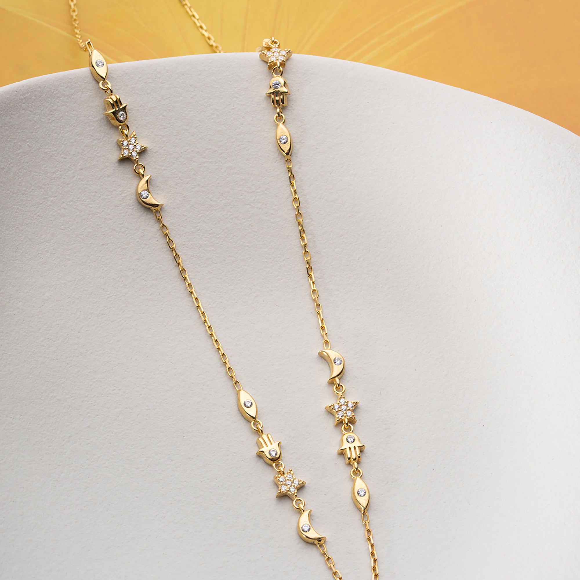 TRİO NYX KOLYE  | 925 GÜMÜŞ