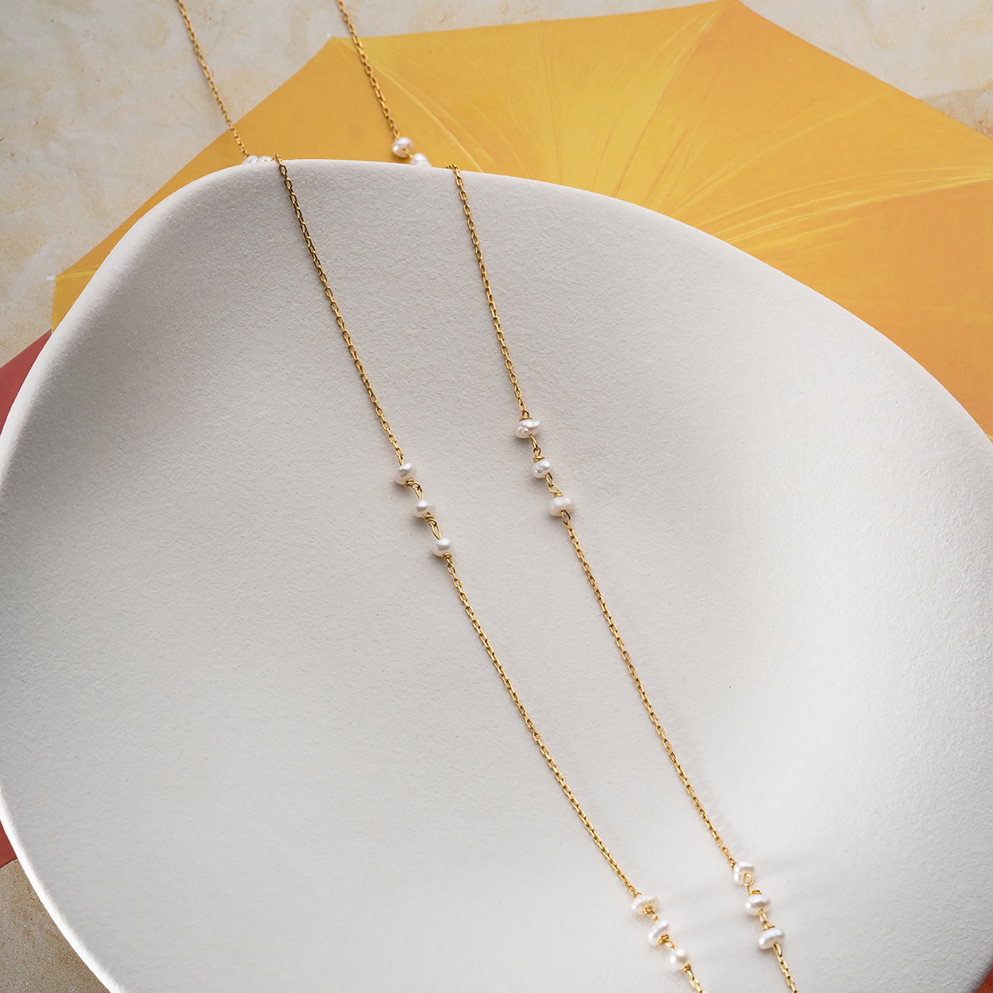 İNCİLİ MİROU KOLYE  | 925 GÜMÜŞ