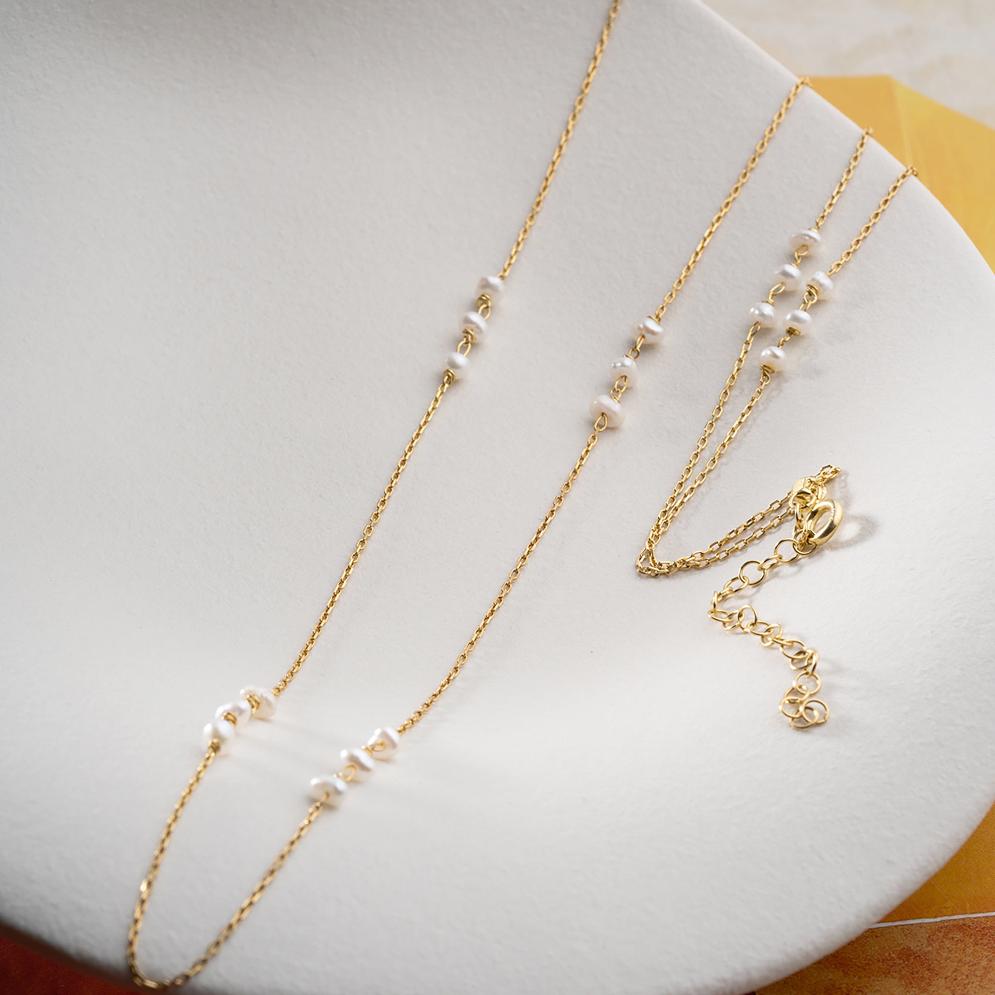 İNCİLİ MİROU KOLYE  | 925 GÜMÜŞ