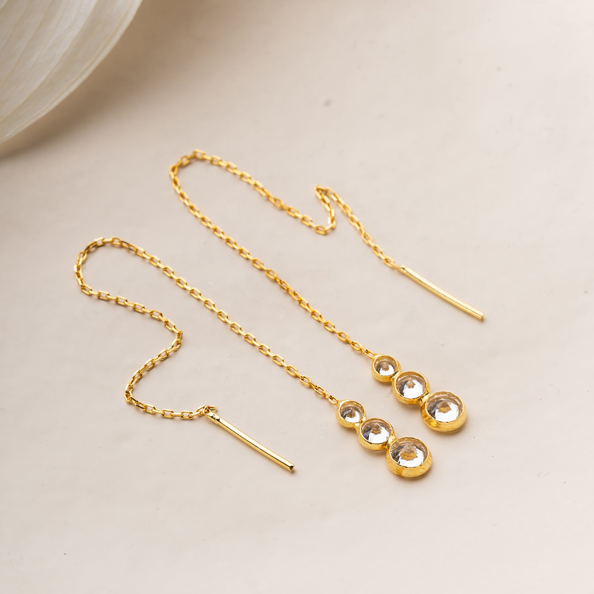 TRİO ZİRKON KÜPE | 925 GÜMÜŞ