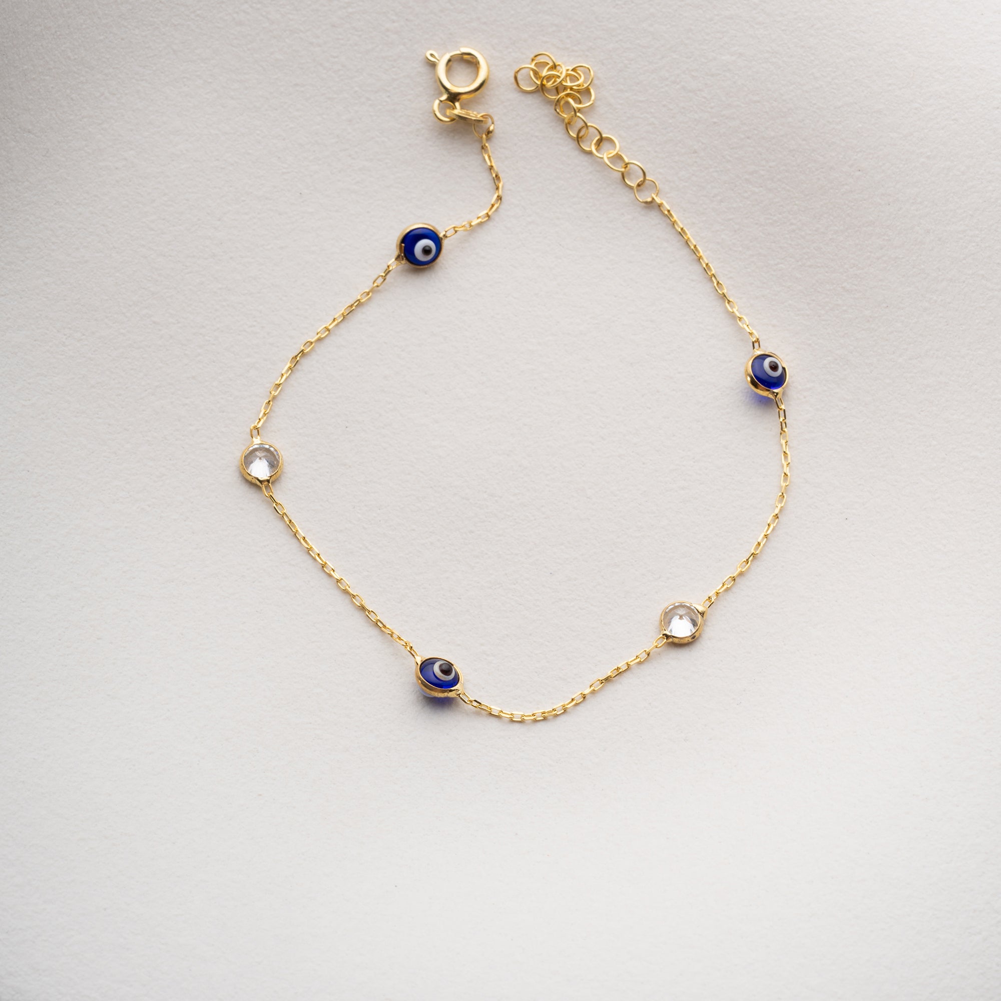 MİNİMAL ÇOKLU NAZAR BİLEKLİK | 925 GÜMÜŞ